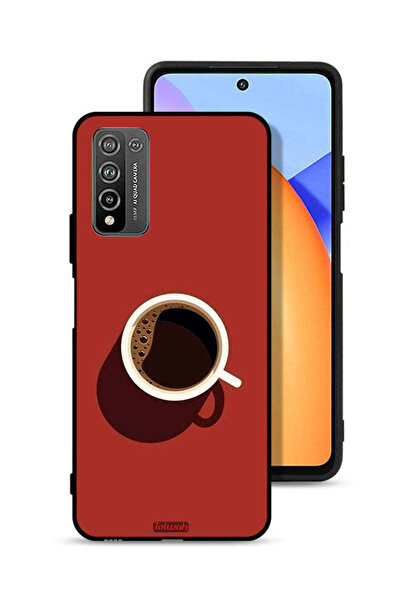 Tolwak Honor 10X Lite Protective Case Cover Coffee Cup Art