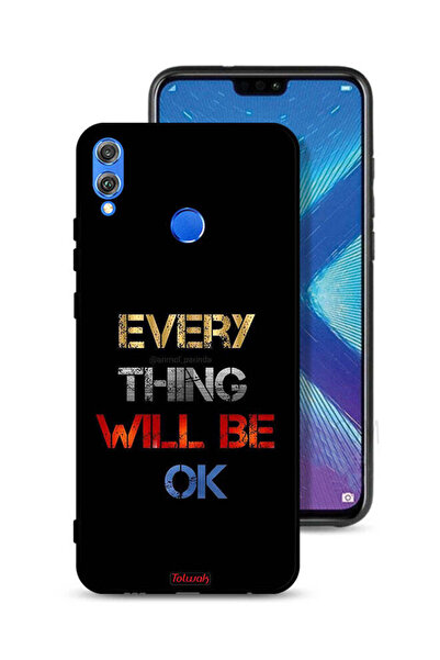 Tolwak غطاء حماية لهاتف Honor 8X كل شيء سيكون على ما يرام
