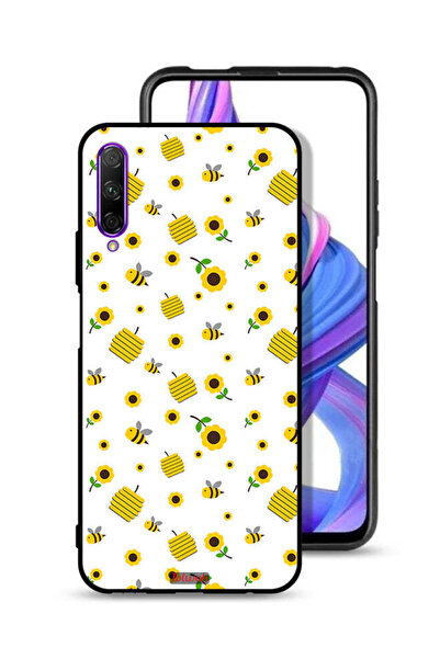 Tolwak Honor 9X Pro Protective Case Cover Sunflowers And Bees
