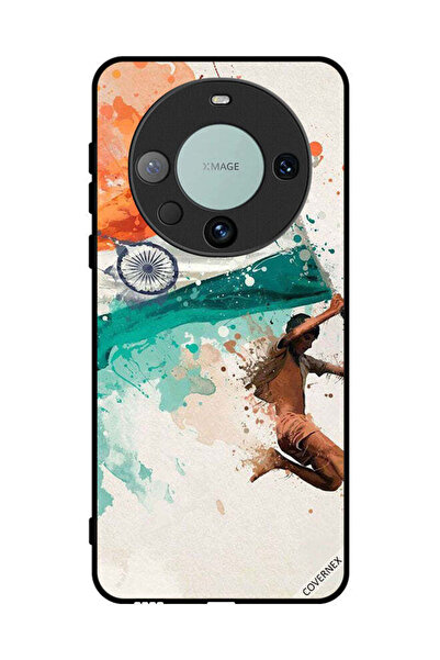 Covernex غطاء حماية لهاتف هواوي ميت 60 برو بلس يحمل علم الهند أثناء الطيران