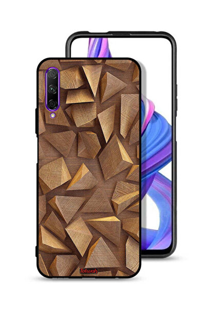 Tolwak غطاء حماية لهاتف Honor 9X Pro مصنوع من الخشب بتصميم فني