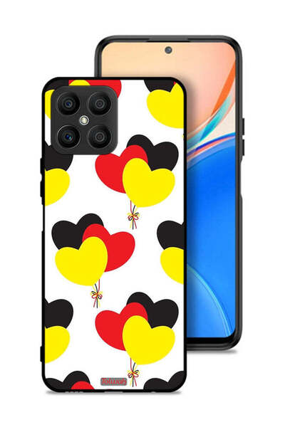 Tolwak غطاء حماية لهاتف Honor X8 4G بثلاثة قلوب