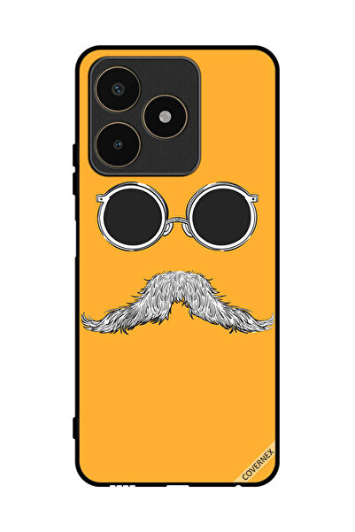 Covernex غطاء حماية لهاتف Realme C53 - نظارات وشارب - فن