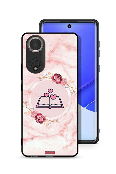Tolwak غطاء حماية لهاتف Honor 50 بتصميم ثلاثة قلوب على كتاب