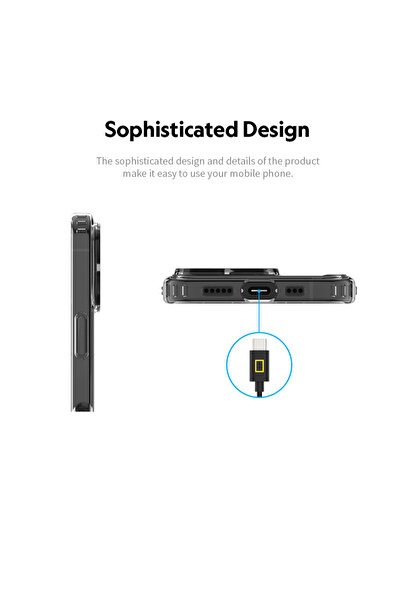 NATIONAL GEOGRAPHIC Crystal Clear Case V2 Jell Hard iPhone 16 Promax - White Logo