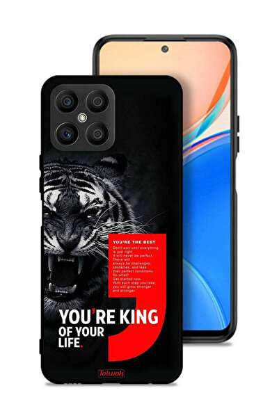 Tolwak غطاء حماية لهاتف Honor X8 4G أنت ملك حياتك