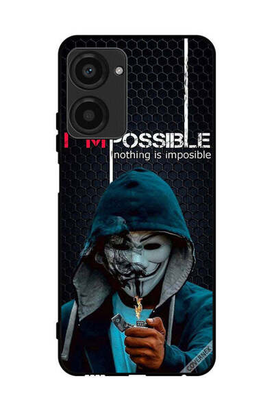 Covernex غطاء حماية لهاتف Realme 10 Pro - خلفية شاشة "أنا ممكن، لا شيء مستحيل"
