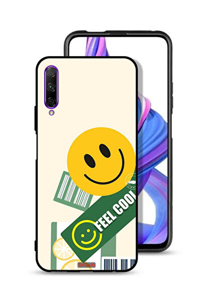 Tolwak غطاء حماية لهاتف Honor 9X Pro بملصق Feel Cool