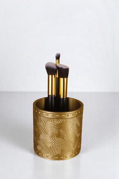 Evene Makeup Organizer Βούρτσα Μακιγιάζ Organizer Organizer Μακιγιάζ Χρυσό Χρώμα Μοντέλο 82