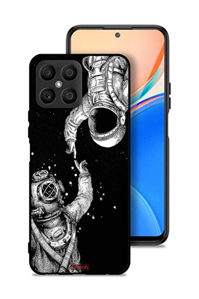 Tolwak غطاء حماية لهاتف Honor X8 4G بتصميم رواد فضاء
