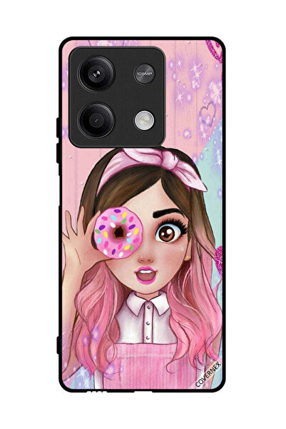 Covernex غطاء حماية لهاتف شاومي ريدمي نوت 13 - فن فتاة محبة الدونات