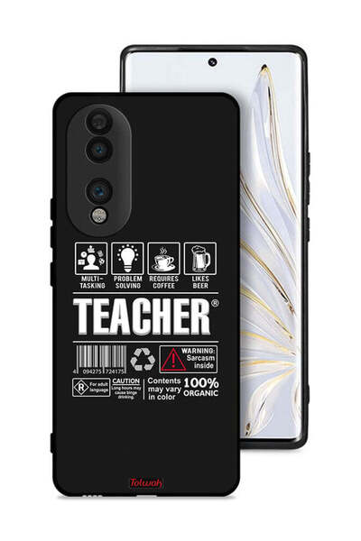 Tolwak Honor 70 Protective Case Cover Teacher Sticker