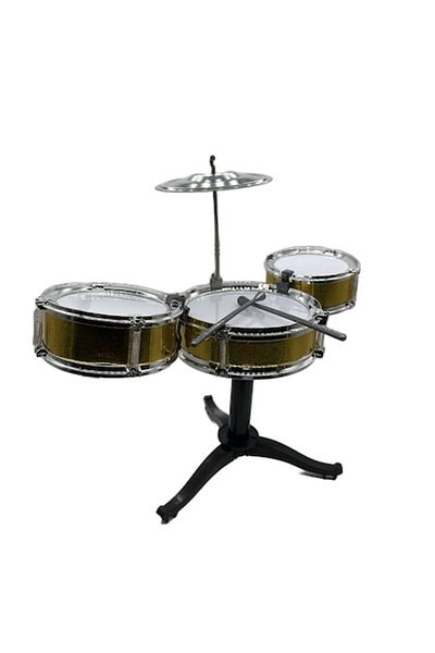 dalimag Toy Drum Set for Kids, 3 Pieces, Yellow, Vision XXI