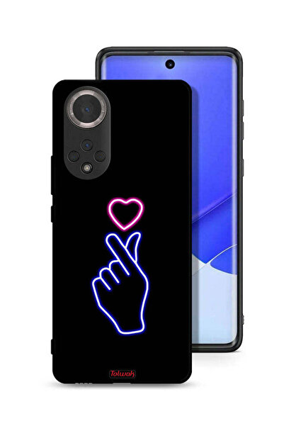 Tolwak غطاء حماية لهاتف Honor 50 بتصميم قلب سناب