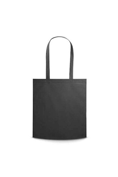 dalimag Non-woven shopping bag with 75 cm handles, 380 x 415 x 85 mm, black