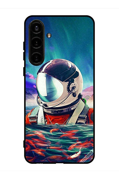 Covernex غطاء حماية لهاتف سامسونج جالاكسي S24 بلس، رائد فضاء في بحر الأسماك