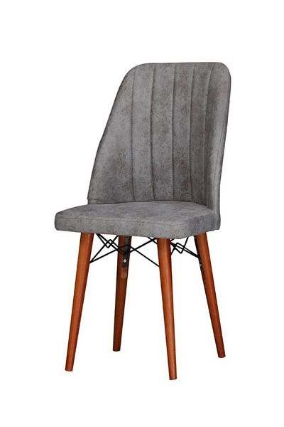 Desire Berlin Chair Set, 4 pcs Package, dining, kitchen, upholstered with fabric, wooden legs