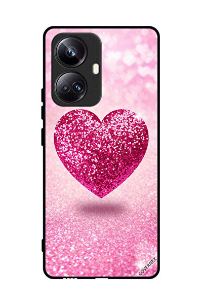 Covernex غطاء حماية لهاتف Realme 10 Pro Plus بغطاء قلب لامع