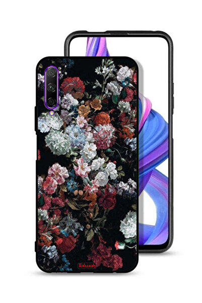 Tolwak Huawei Y9s Protective Case Cover Vintage Roses