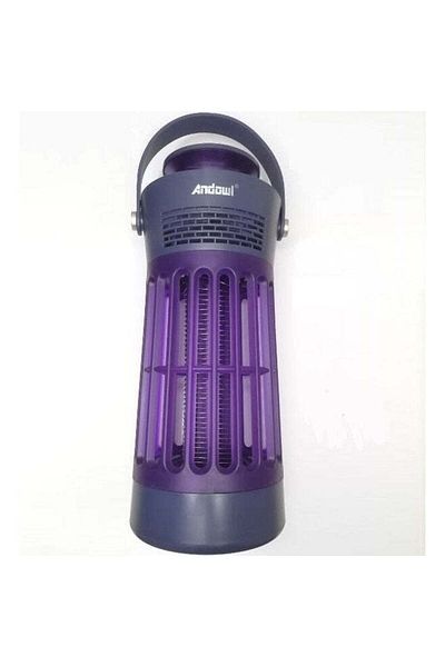 divendi-ro Lampă electrică anti-insecte, UV, portabilă, silențioasă, reîncărcabilă, rotație 360°