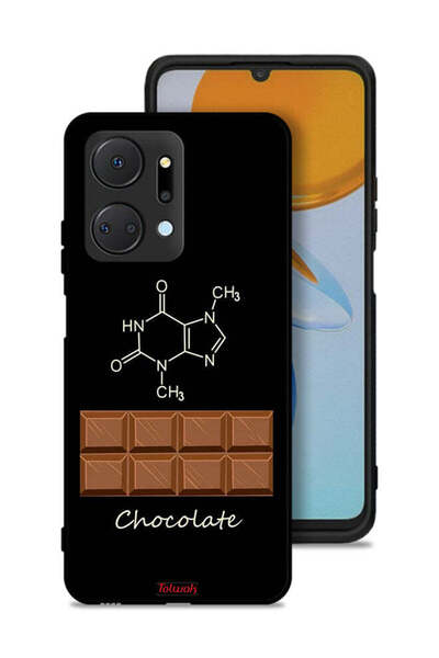 Tolwak غطاء حماية لهاتف Honor X7a - لون شوكولاتة