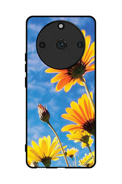 Covernex غطاء حماية لهاتف Realme 11 Pro Plus - زهور عباد الشمس