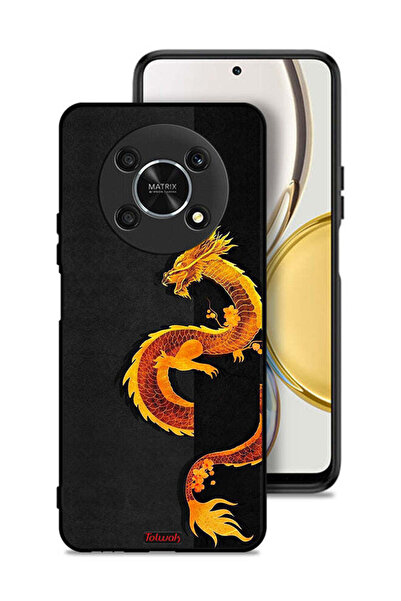 Tolwak غطاء حماية لهاتف Honor X9 5G برسومات التنين
