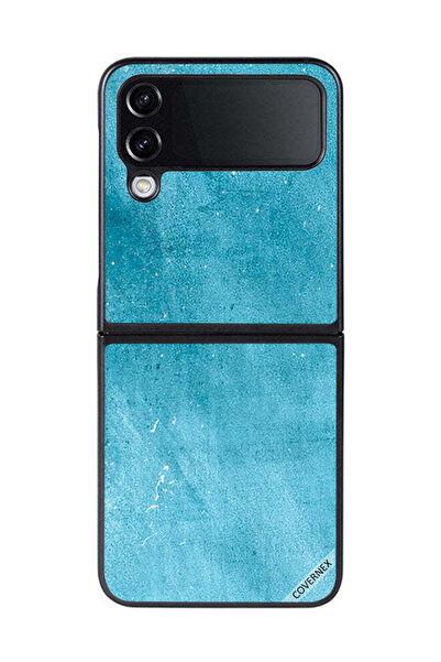 Covernex غطاء حماية لهاتف سامسونج جالاكسي زد فليب 4 بنمط لون البحر