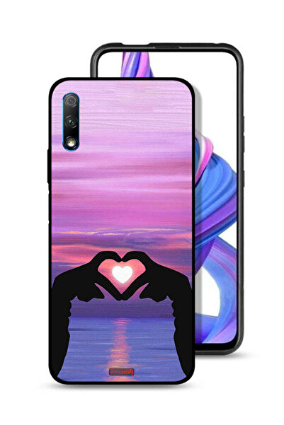 Tolwak غطاء حماية لهاتف Honor 9X (الصين) على شكل قلب وقمر