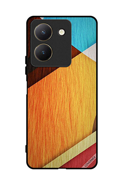 Covernex غطاء حماية لهاتف vivo Y27s بنسيج خشبي