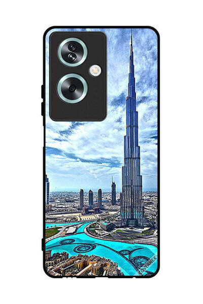 Covernex غطاء حماية لهاتف Oppo A2 برج خليفة - غيوم تلامس السحاب