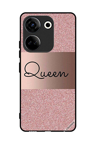 Covernex Protective Case Cover For Tecno Camon 20 Queen Glitters Background