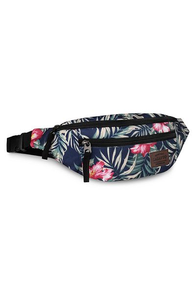 zagatto Borsetă de damă multicoloră, imprimeu floral, impermeabilă, uz casual, 37x13x9 cm, ZG671