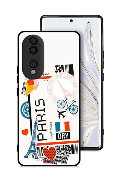 Tolwak غطاء حماية لهاتف Honor 70 - ملصق باريس