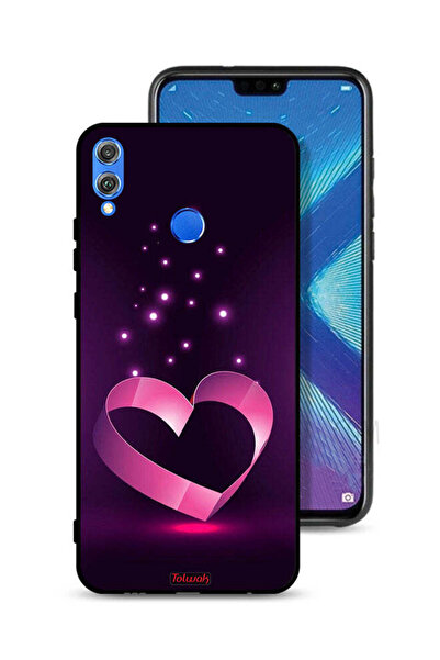 Tolwak غطاء حماية لهاتف Honor 8X بتصميم قلب