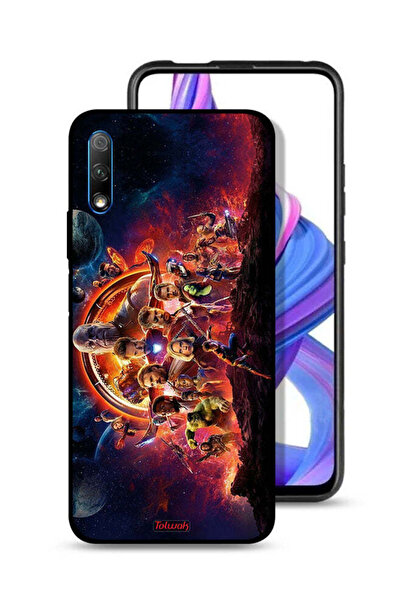 Tolwak غطاء حماية لهاتف Honor 9X (الصين) بتصميم Avengers