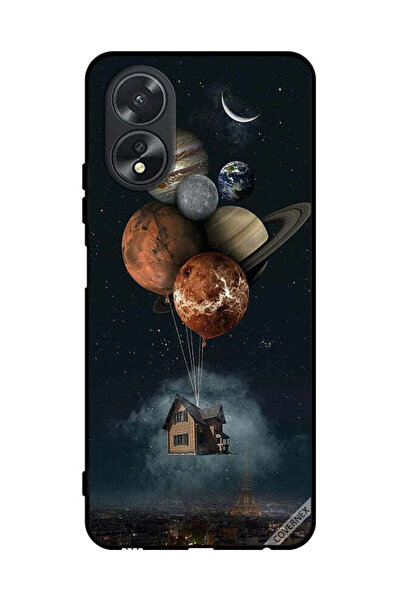 Covernex غطاء حماية لهاتف Oppo A38 - Balloon Planets Takes Home