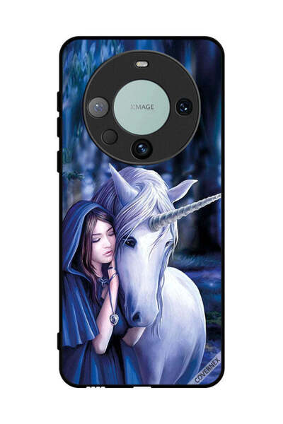 Covernex غطاء حماية لهاتف هواوي ميت 60 برو بلس - فتاة تحب وحيد القرن