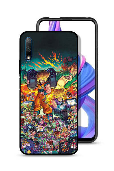 Tolwak غطاء حماية لهاتف Honor 9X (الصين) برسومات فنية للاعب