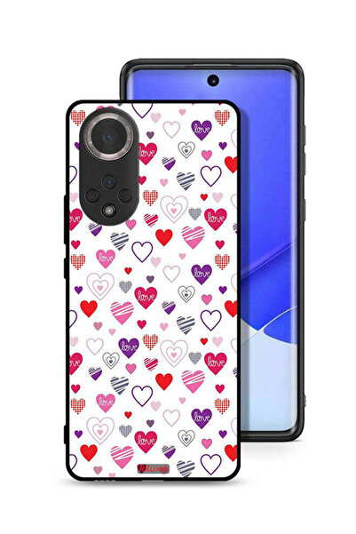 Tolwak غطاء حماية لهاتف Honor 50 بنقشة قلوب