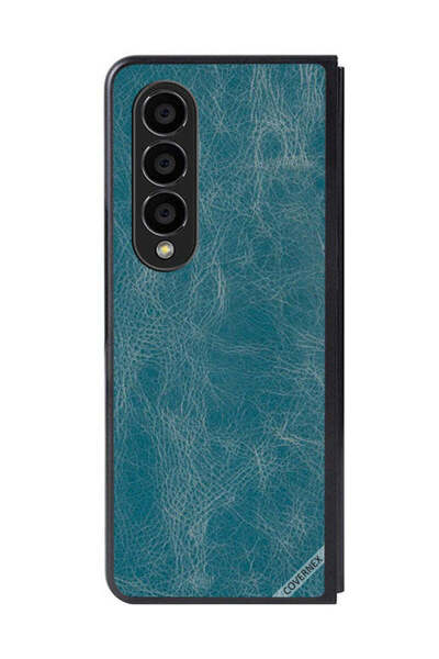 Covernex غطاء حماية لهاتف سامسونج جالاكسي زد فولد 4 بنمط جلدي عتيق