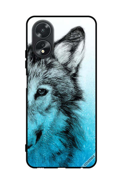 Covernex غطاء حماية لهاتف Oppo A38 - نصف وجه ذئب