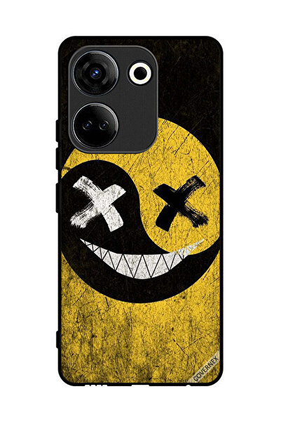 Covernex غطاء حماية لهاتف تكنو كامون 20 برسومات وجه مارشميلو