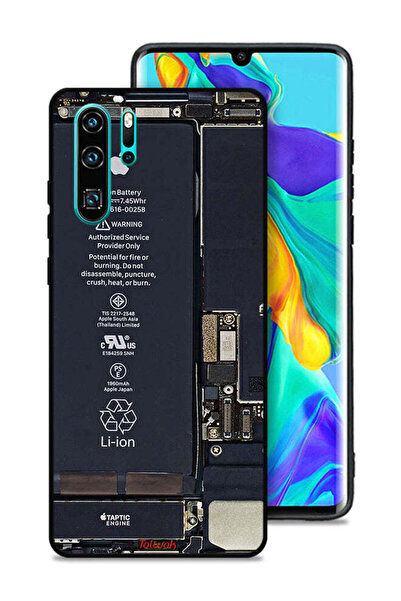 Tolwak غطاء حماية لهاتف هواوي P30 Pro بنمط دائرة الهاتف