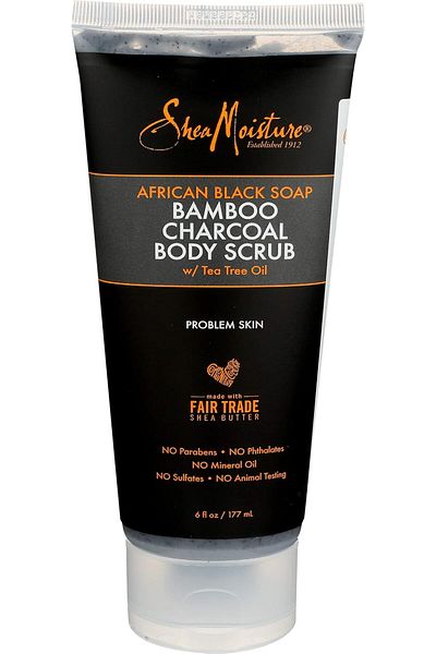 Shea Moisture Bamboo Charcoal Body Scrub, 6 Oz