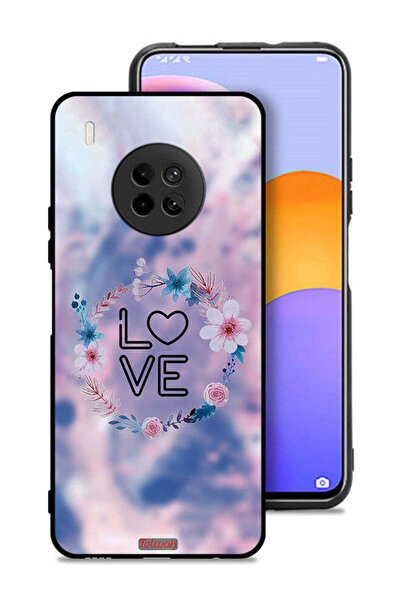 Tolwak غطاء حماية لهاتف هواوي Y9a بتصميم خاتم زهور الحب