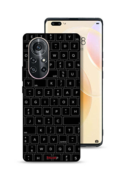 Tolwak غطاء حماية لهاتف هواوي نوفا 8 برو بنمط مفاتيح لوحة المفاتيح العشوائية