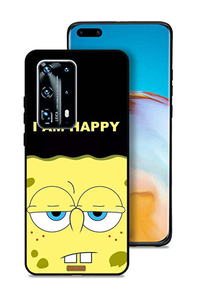 Tolwak غطاء حماية لهاتف هواوي بي 40 برو بلس 5G، أنا سعيد