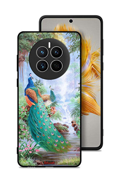 Tolwak غطاء حماية لهاتف هواوي ميت 50 بتصميم الطاووس