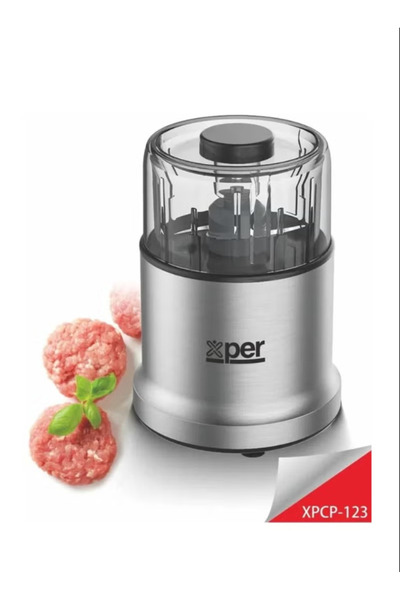 X PER مفرمة، قدرة 800 واط، سعة 250 جرام، فولاذ XPCP-12